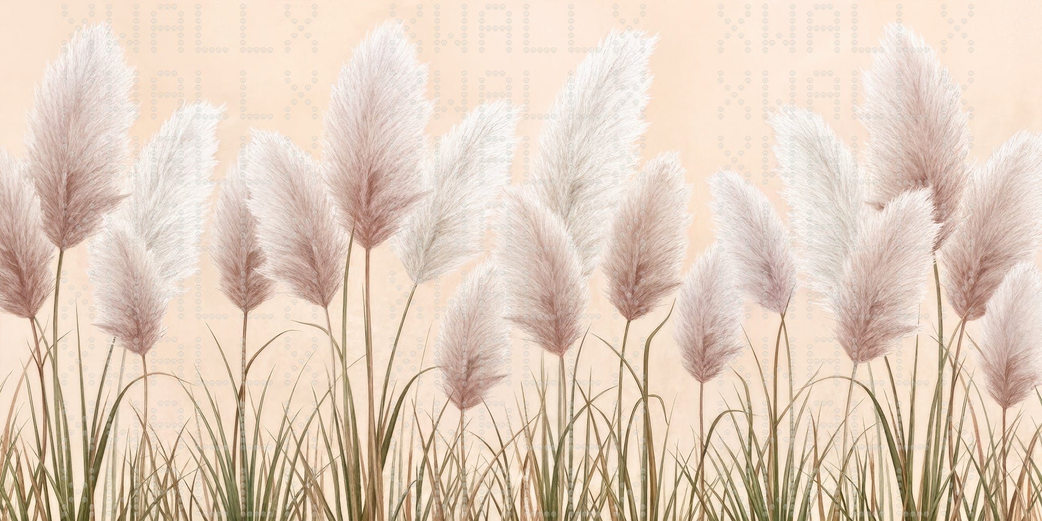 Gentle Pampas Grass Wallpaper