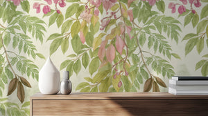 Contemporary Pastel wallpaper for Living Room