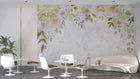 Contemporary cream wallpaper for Living Room