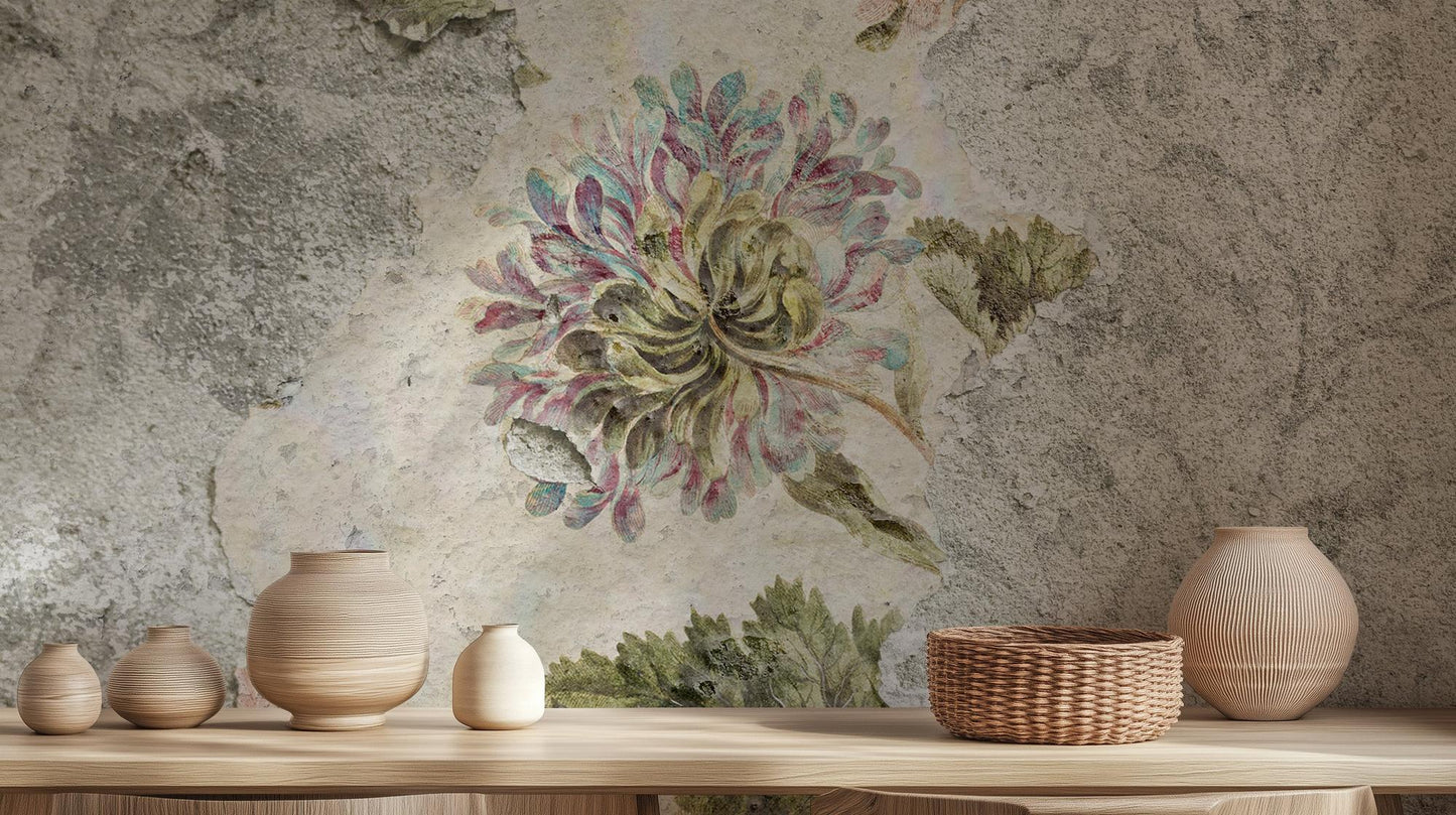 Contemporary Pastel wallpaper for Living Room
