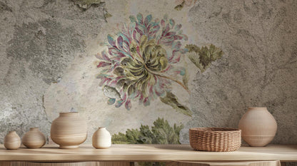 Contemporary Pastel wallpaper for Living Room