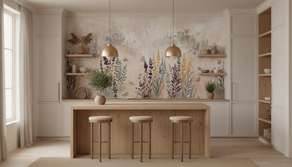 Eclectic Pastel wallpaper for Kitchen