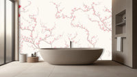 Modern pink Pastel wallpaper for Bathroom