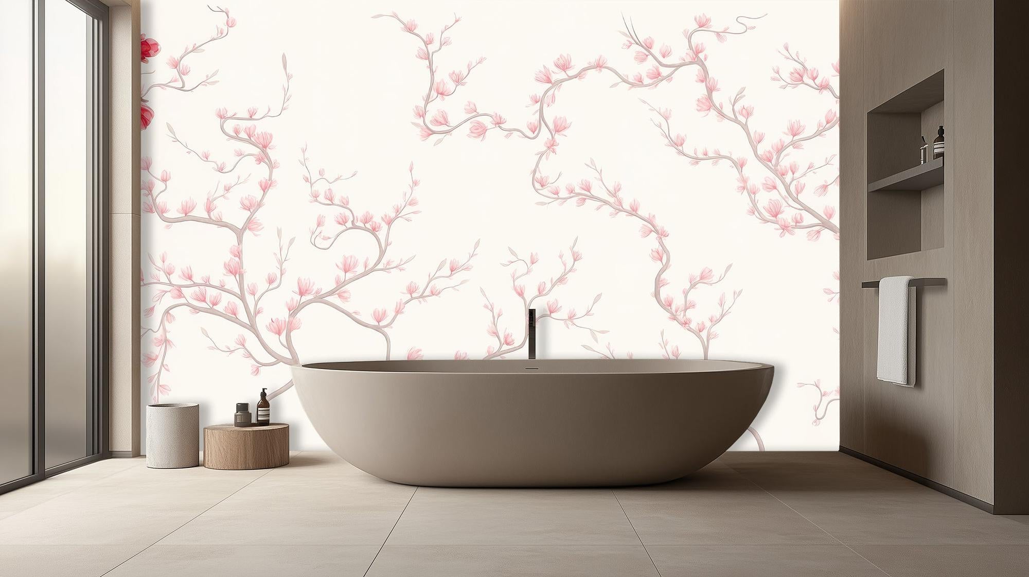 Modern Pastel wallpaper for Bathroom