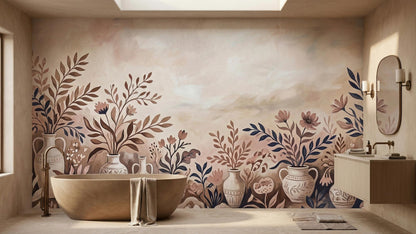 Modern Pastel wallpaper for Bathroom