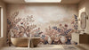 Serene Botanical Vases Wallpaper