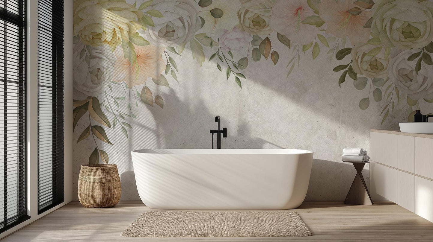 Modern Pastel wallpaper for Bathroom