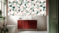 Modern Pastel wallpaper for Bathroom