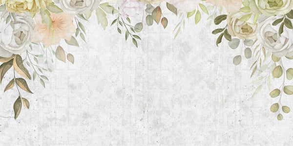 Yumuşak Floral Garden Duvar Kağıdı - Sample