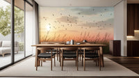 Modern Pastel wallpaper for Dining Room