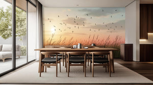 Modern Pastel wallpaper for Dining Room