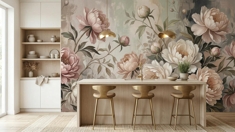 Yemek Odası için Modern Pastel duvar kağıdı