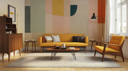 Modern Pastel wallpaper for Living Room