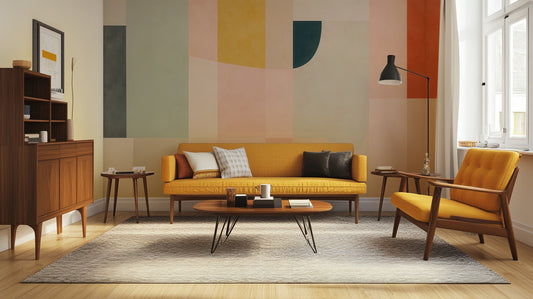 Modern Pastel wallpaper for Living Room