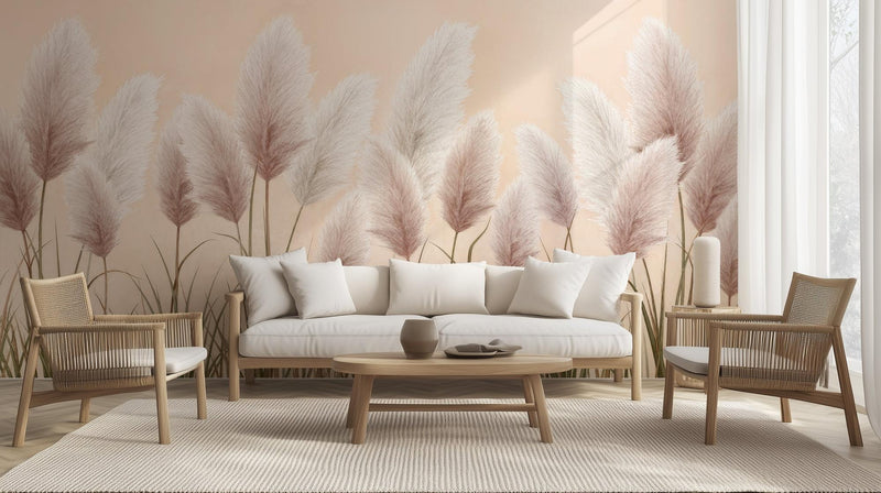 Modern Pastel wallpaper for Living Room