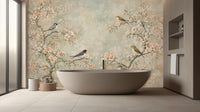 Traditional Pastel wallpaper for Bathroom