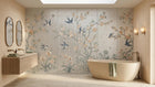 Banyo için Geleneksel Pastel duvar kağıdı