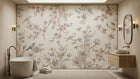 Traditional Pastel wallpaper for Bathroom