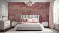 Traditional Pastel wallpaper for Bedroom