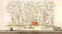 Traditional Pastel wallpaper for Bedroom