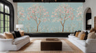Traditional Pastel wallpaper for Bedroom