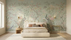 Traditional Pastel wallpaper for Bedroom