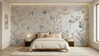 Traditional Pastel wallpaper for Bedroom