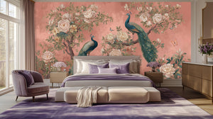 Traditional Pastel wallpaper for Bedroom