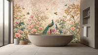 Vintage Pastel wallpaper for Bathroom