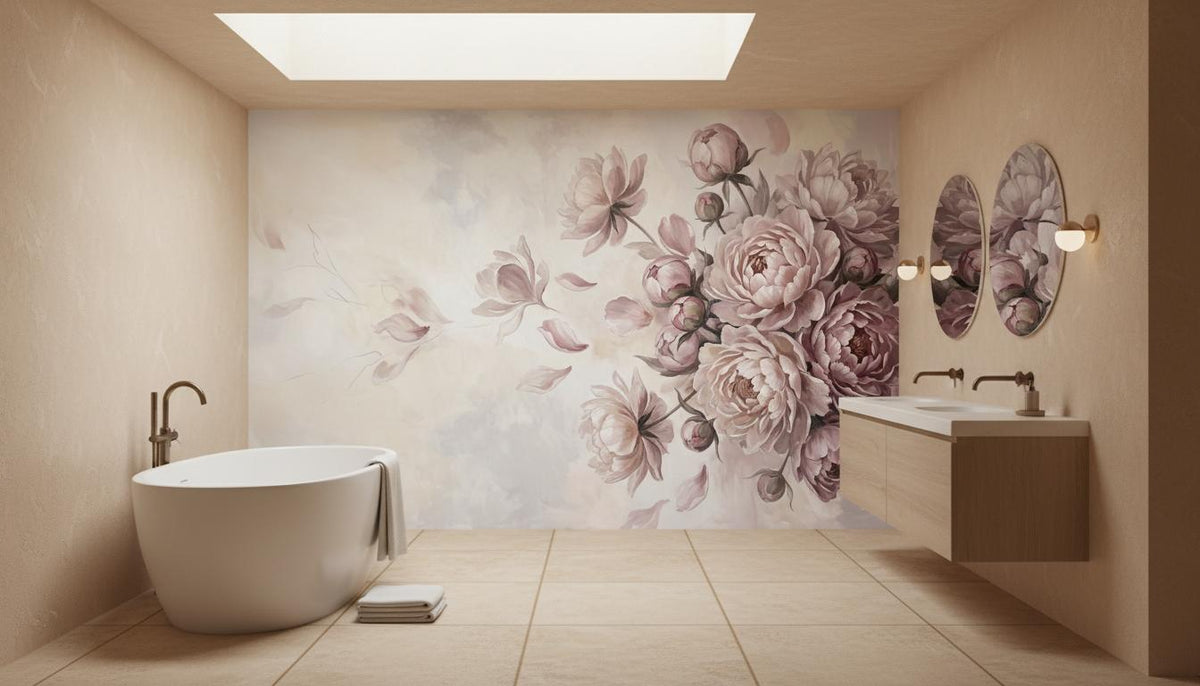 Vintage Pastel wallpaper for Bathroom