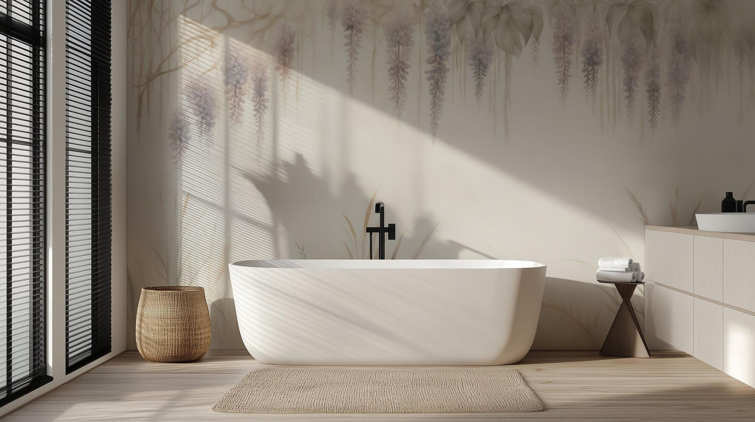 Vintage Pastel wallpaper for Bathroom