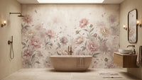 Vintage Pastel wallpaper for Bathroom