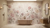 Elegant Floral Cascade Wallpaper