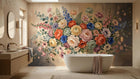 Vintage Pastel wallpaper for Bathroom