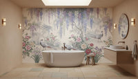 Banyo için Vintage Pastel duvar kağıdı