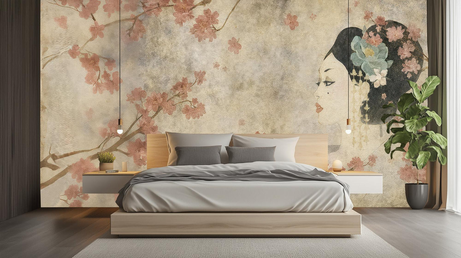 Vintage Pastel wallpaper for Bedroom