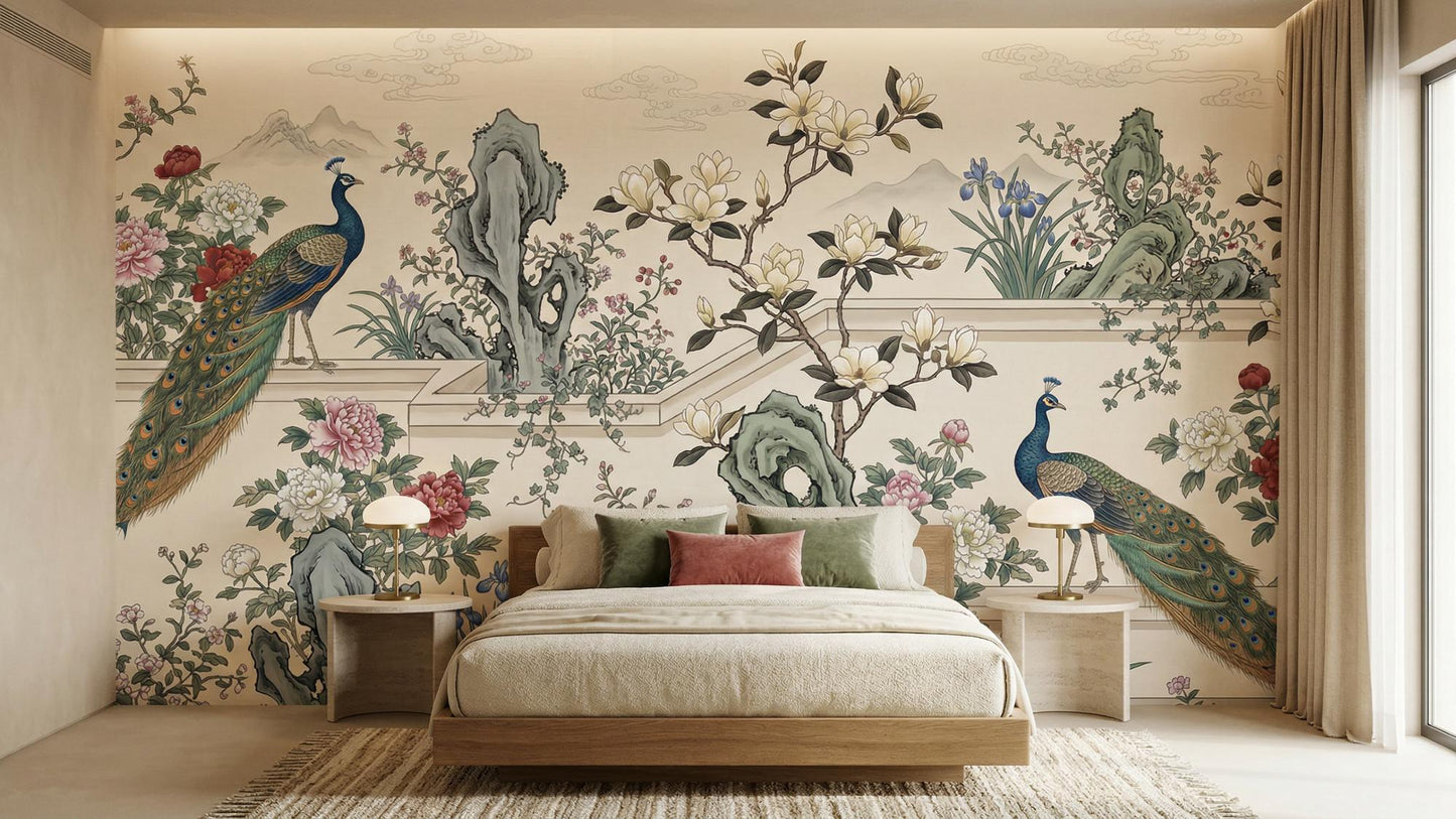 Vintage Pastel wallpaper for Bedroom