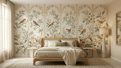 Vintage Pastel wallpaper for Bedroom