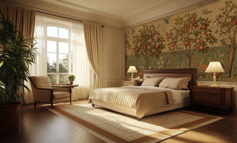 Vintage Pastel wallpaper for Bedroom