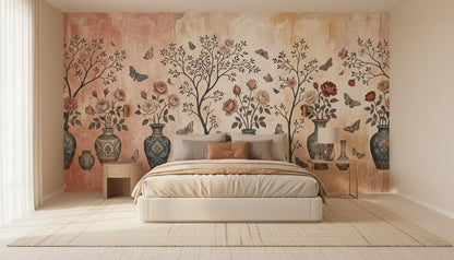 Vintage Pastel wallpaper for Bedroom