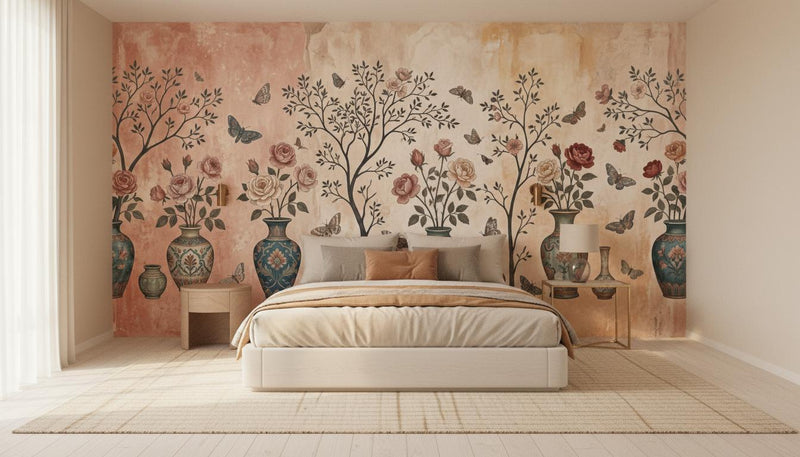 Vintage Pastel wallpaper for Bedroom