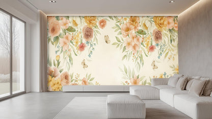 Vintage Pastel wallpaper for Bedroom