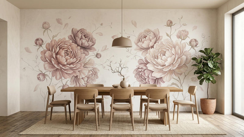 Vintage Pastel wallpaper for Dining Room