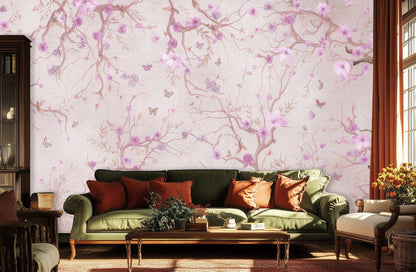 Vintage Pastel wallpaper for Living Room