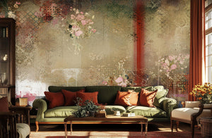 Vintage Pastel wallpaper for Living Room