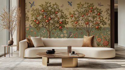 Vintage Pastel wallpaper for Living Room