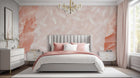 Contemporary Peach wallpaper for Bedroom