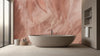 Soft Blush Brushstroke Wallpaper