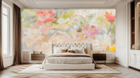 Abstract Pink wallpaper for Bedroom