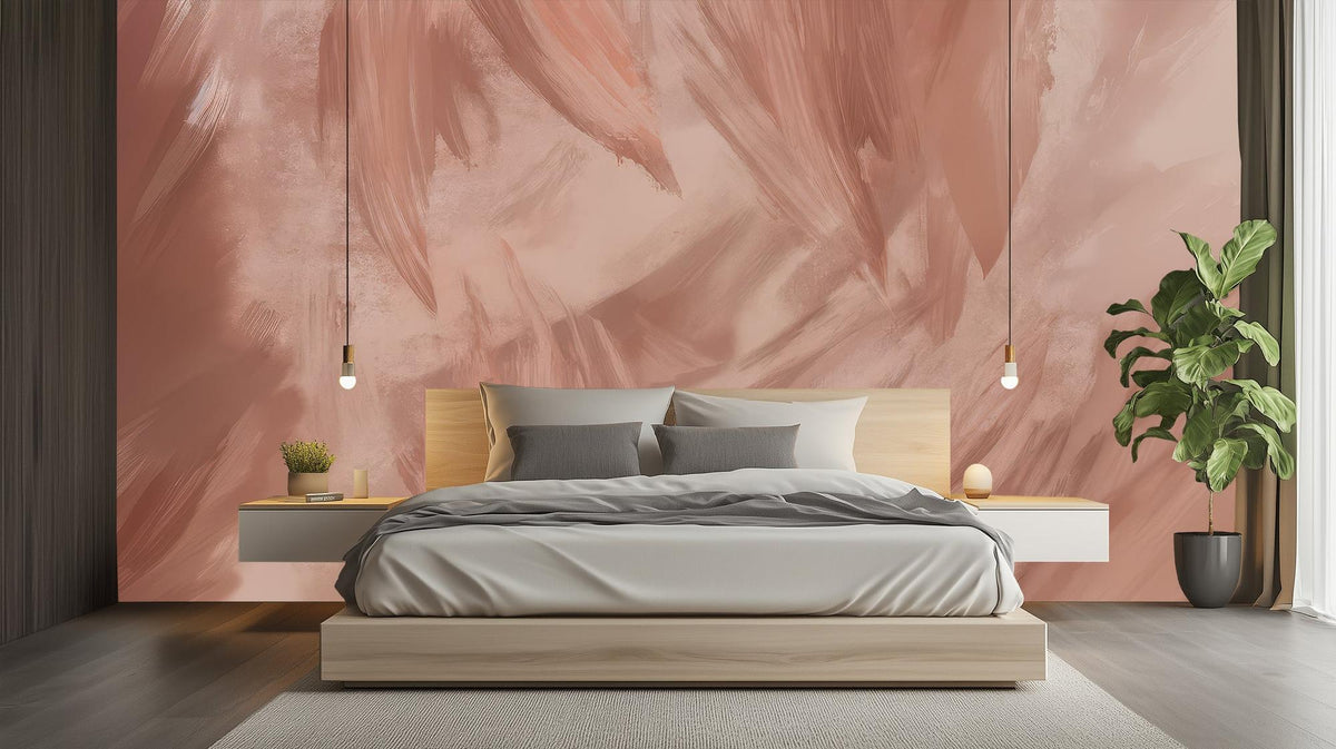 Abstract Pink wallpaper for Bedroom